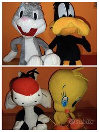 Set 4 Peluche Looney Tunes