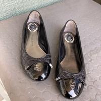 SCARPE DONNA NERE BALLERINE, misura 37,5 ,teschio