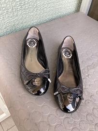 SCARPE DONNA NERE BALLERINE, misura 37,5 ,teschio