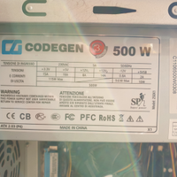 Alimentatore PC fisso desktop CODEGEN 500W