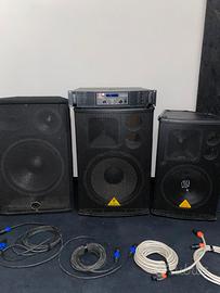 Impianto audio passivo