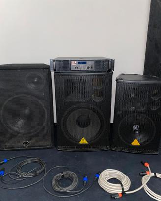 Impianto audio passivo