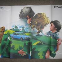Poster FIAT 125 131 allegati Quattroruote