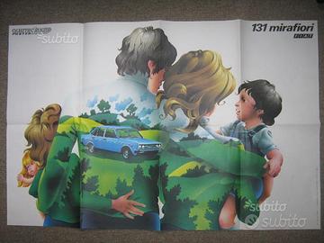 Poster FIAT 125 131 allegati Quattroruote
