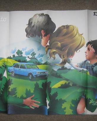 Poster FIAT 125 131 allegati Quattroruote