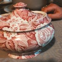 rara zuccheriera Victorian chintz