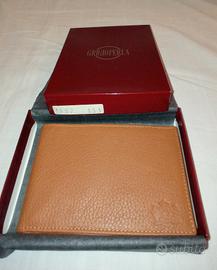 Portafoglio uomo pelle Grigio Perla