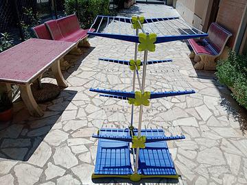 Stendibiancheria Verticale a Torre - 3 Livelli