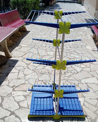 Stendibiancheria Verticale a Torre - 3 Livelli