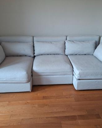 Divano letto 3 posti/chaise-longue IKEA