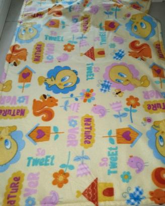 Coperta in pile per lettino