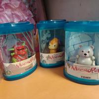 N. 3 micropets -giochi preziosi tomy gioco vintage