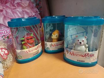 N. 3 micropets -giochi preziosi tomy gioco vintage