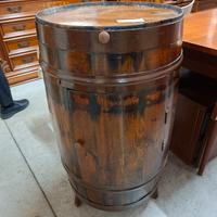 Mobile bar botte in legno 