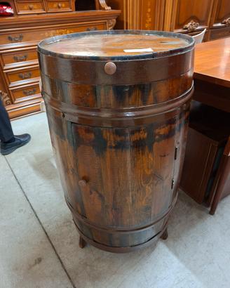 Mobile bar botte in legno 