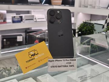 Apple iPhone 15 Pro 256GB - BATTERIA 100%