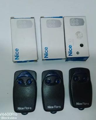 3 radiocomandi Niceflo2r-s 433.92 MHz