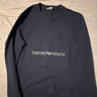 Felpa Emporio Armani S blu navy