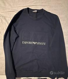Felpa Emporio Armani S blu navy