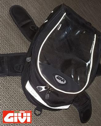BORSA MOTO SERBATOIO GIVI MAGNETICA ANTIPIOGGIA