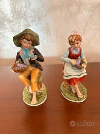 Statue in porcellana