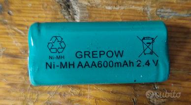 Pacco batterie NI-MH 2.4V 600mA