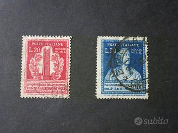 150º anniversario invenzione pila di Volta - 1949