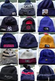 14 Berretti Beanie nuovi Vans North Face New Era