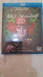 Film bluray Alice in  wonderland 3D 