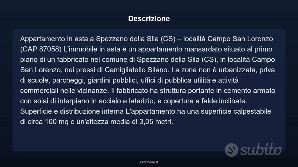 Appartamento – CS - Vista 4