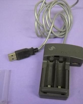 Caricabatterie USB per pile stilo e ministilo, per