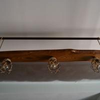lampadari in legno rustici