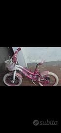 bici bicicletta bambina  14 pollici