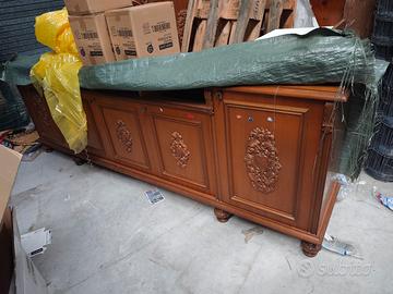 Mobili anni ’60  Credenza + Vetrinetta