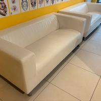 Divani colore Bianco similpelle