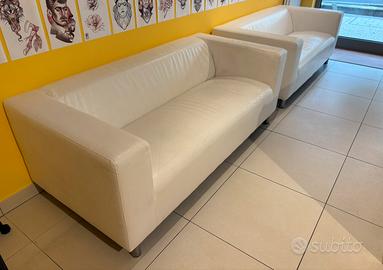Divani colore Bianco similpelle