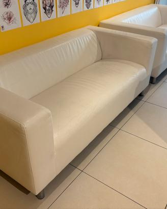 Divani colore Bianco similpelle