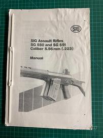 SIG 550 - 551 MANUALE D'USO CARABINA SEMIAUTO