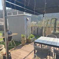 Pergola di design CORO in acciaio inox 3,4