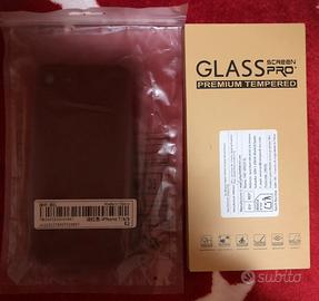 Cover bordeaux e vetrini iphone 8 nuovi