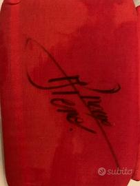 Cuscino seduta Ferrari autografato Rene Arnoux