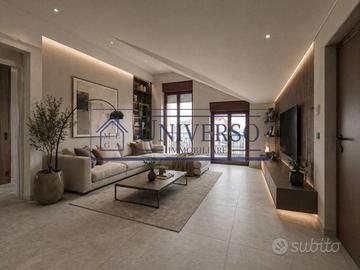 Appartamento di 125 m² con 4 locali e box auto a V