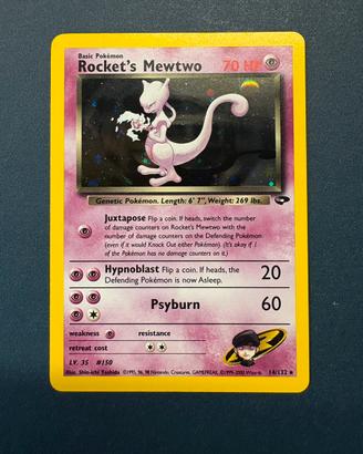 Pokémon Rocket’s Mewtwo Holo 14/132