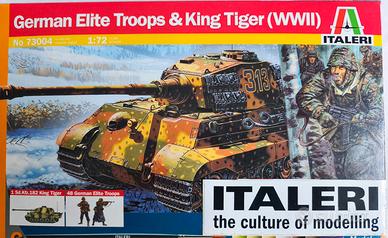 "German Elite Troops & King Tiger" scala 1:72,