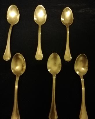 6 Cucchiaini Unoaerre Argento 800