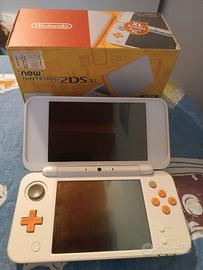 New Nintendo 2DS XL Bianco/Arancio + Scatola