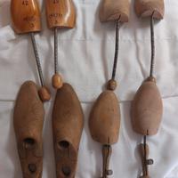 forme scarpe vintage in legno