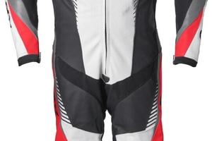 Tuta Moto Intera Gms Tuta in pelle GRC-1 1PCS Nero