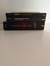 Lotto 3 libri Valerio Massimo Manfredi - mondadori