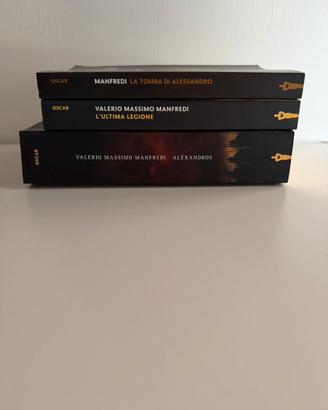 Lotto 3 libri Valerio Massimo Manfredi - mondadori